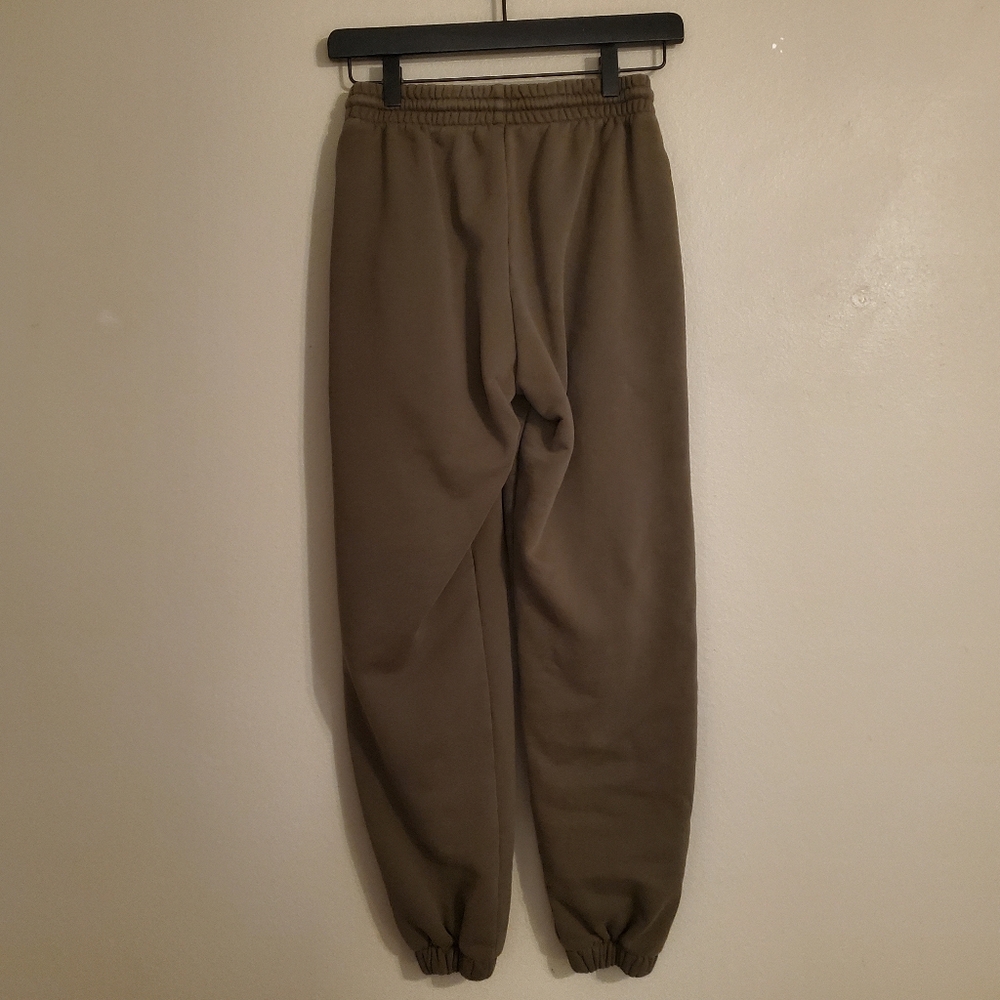 WARDROBE.NYC Military Green Drawstring Track Pant Jogger Sweatpant Loungewear XS - Picture 2 of 11